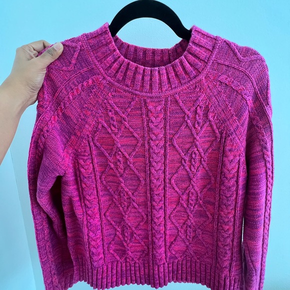 GAP Sweaters Gap Petite Cableknit Sweater Poshmark